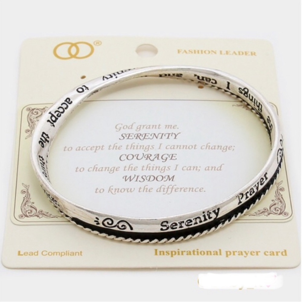 📍SALE-The Serenity Prayer Bracelet
